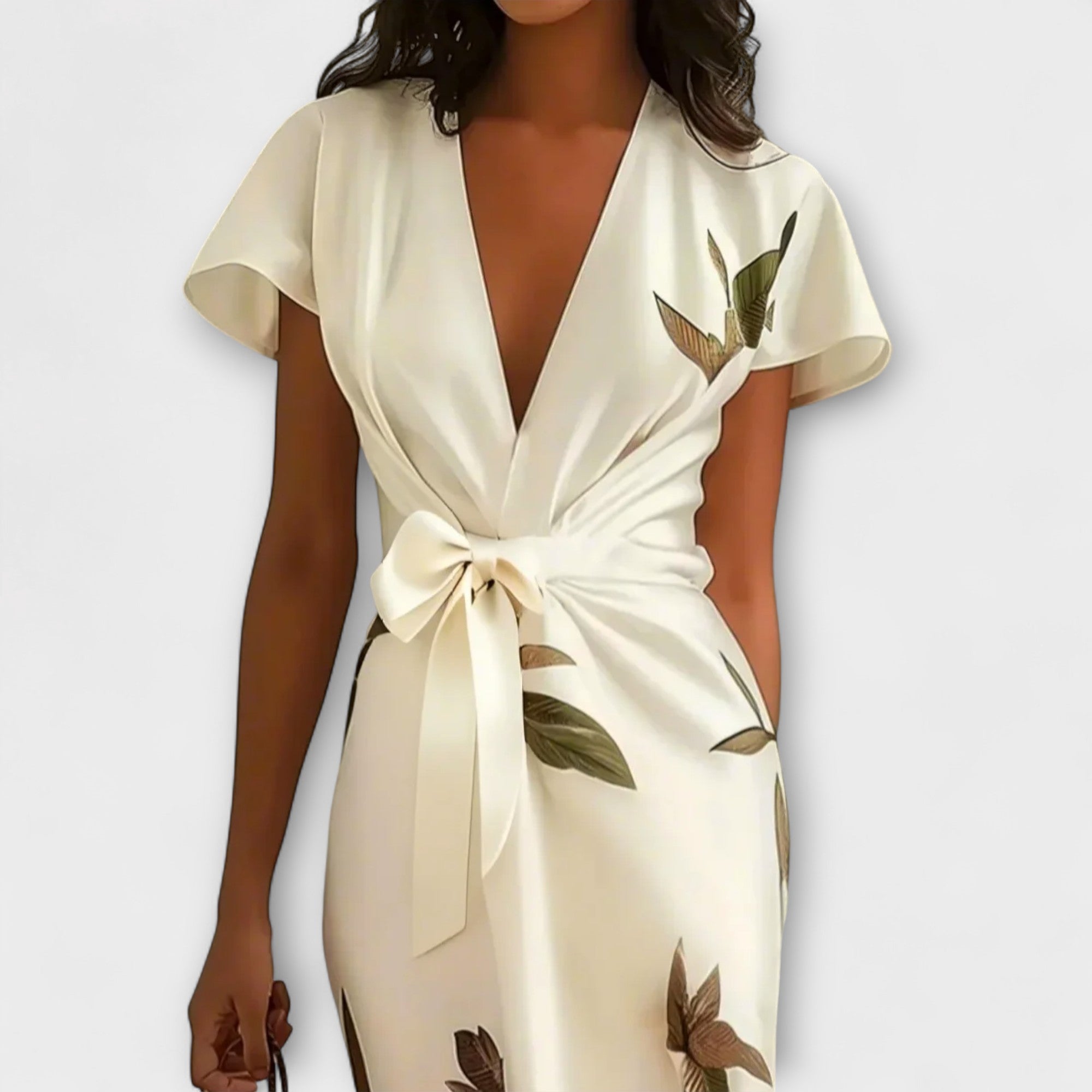 Abito in Satin a Portafoglio