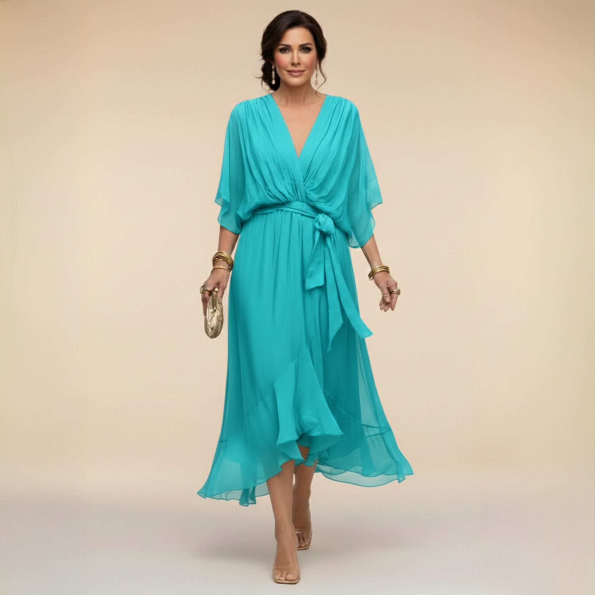 MONICA | Vestito chiffon