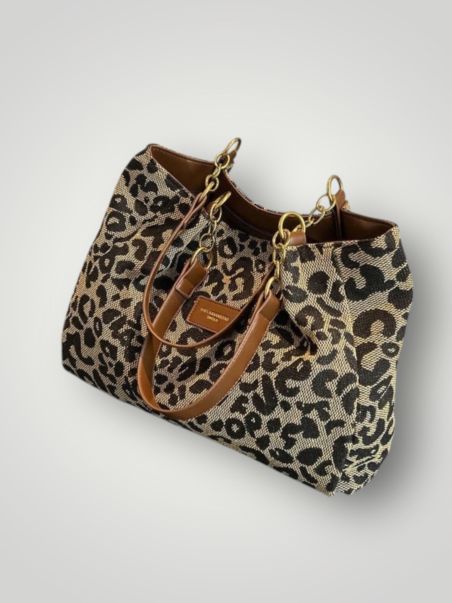 Leonara | Borsa a Tracolla con Stampa Leopardo