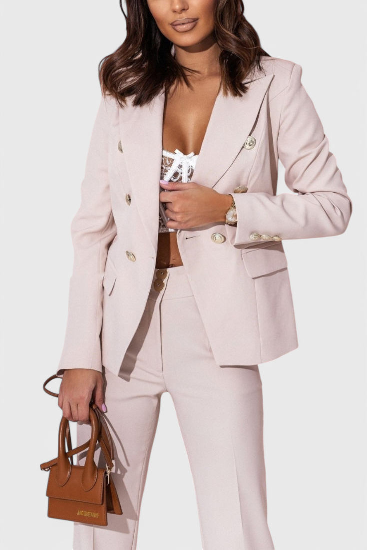 Rosalin Elegante Set con Blazer e Pantaloni