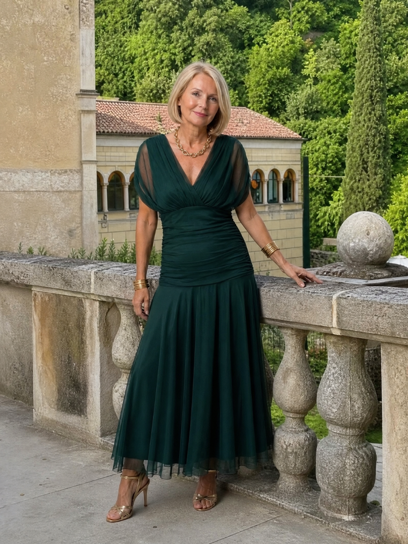 Calen | Vestito Midi Off Shoulder