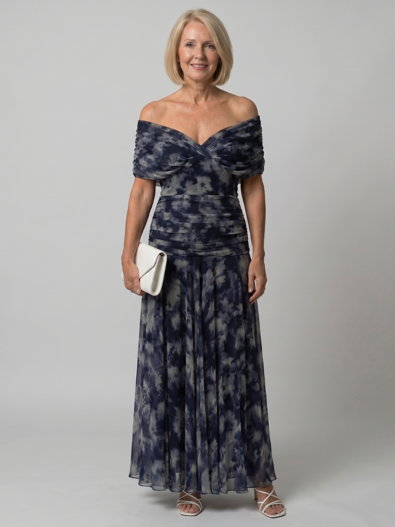 Calen | Vestito Midi Off Shoulder