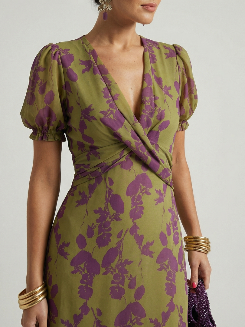 Virel | Vestito Midi Floreale Relaxed