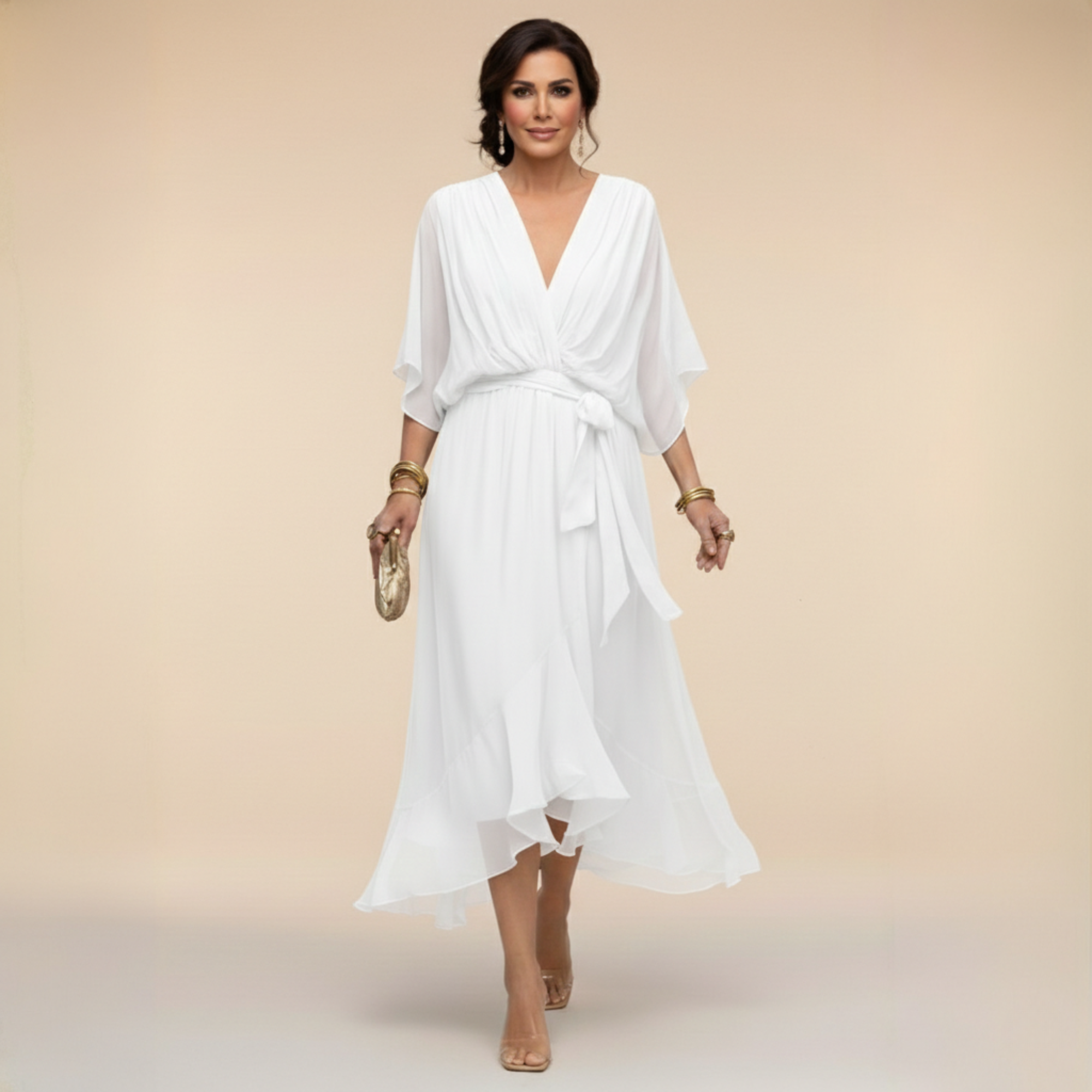 MONICA | Vestito chiffon