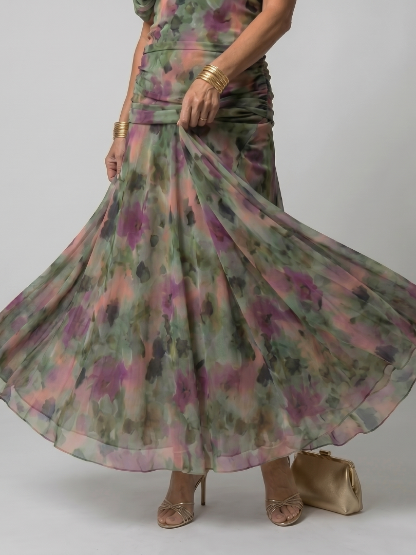 Calen | Vestito Midi Off Shoulder