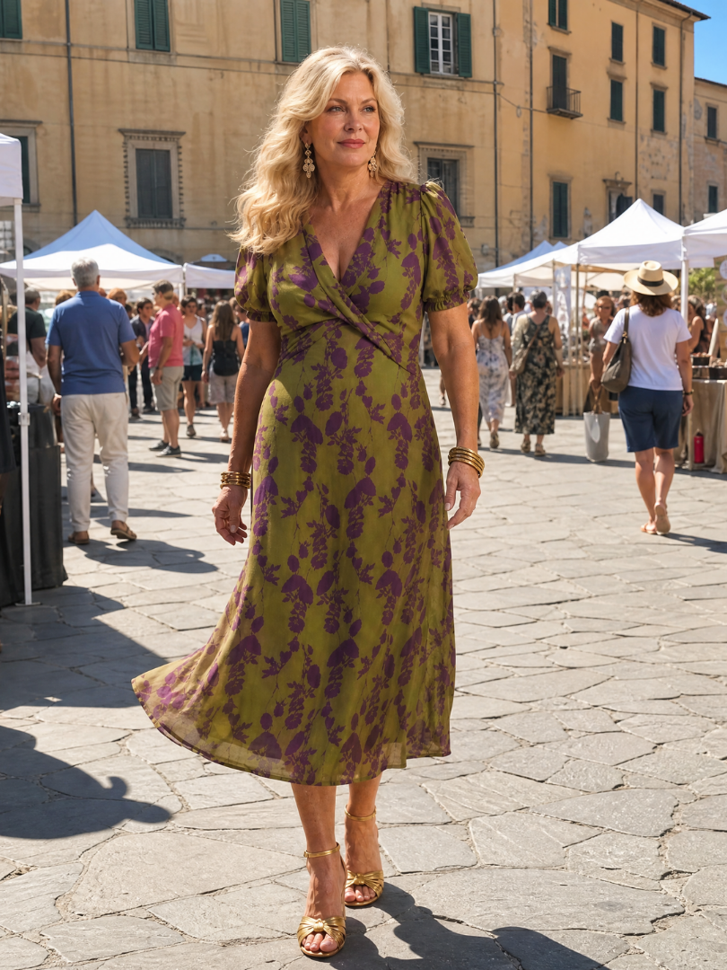 Virel | Vestito Midi Floreale Relaxed