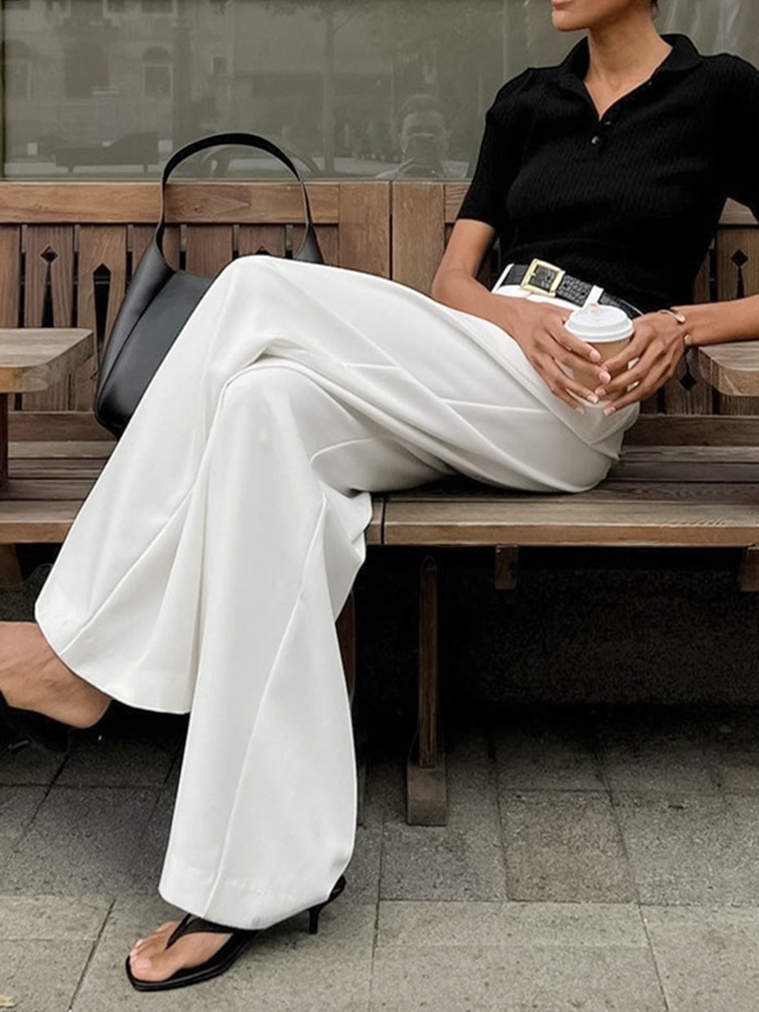 Ίρις | Pantaloni Larghi Solid