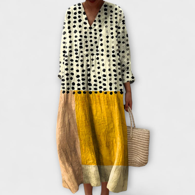 Frida — Vestito Classico Leggero in Miscela di Cotone
