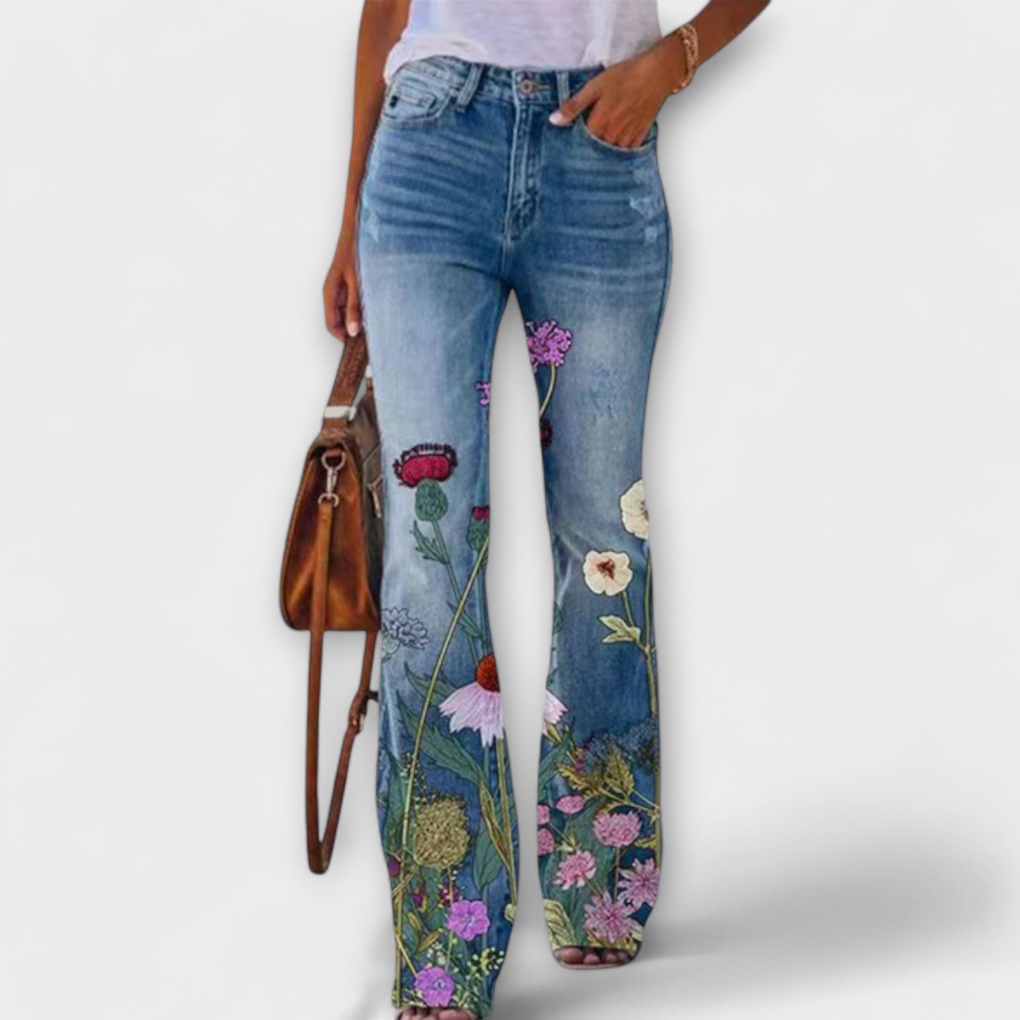 Pantaloni Floreali