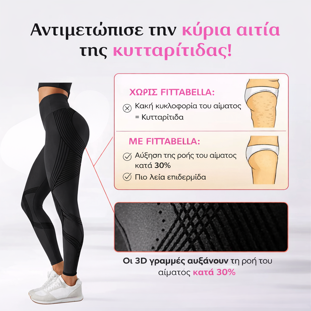 Leggings 3D Fittabella – Ridefinisci la tua silhouette senza alcuno sforzo.