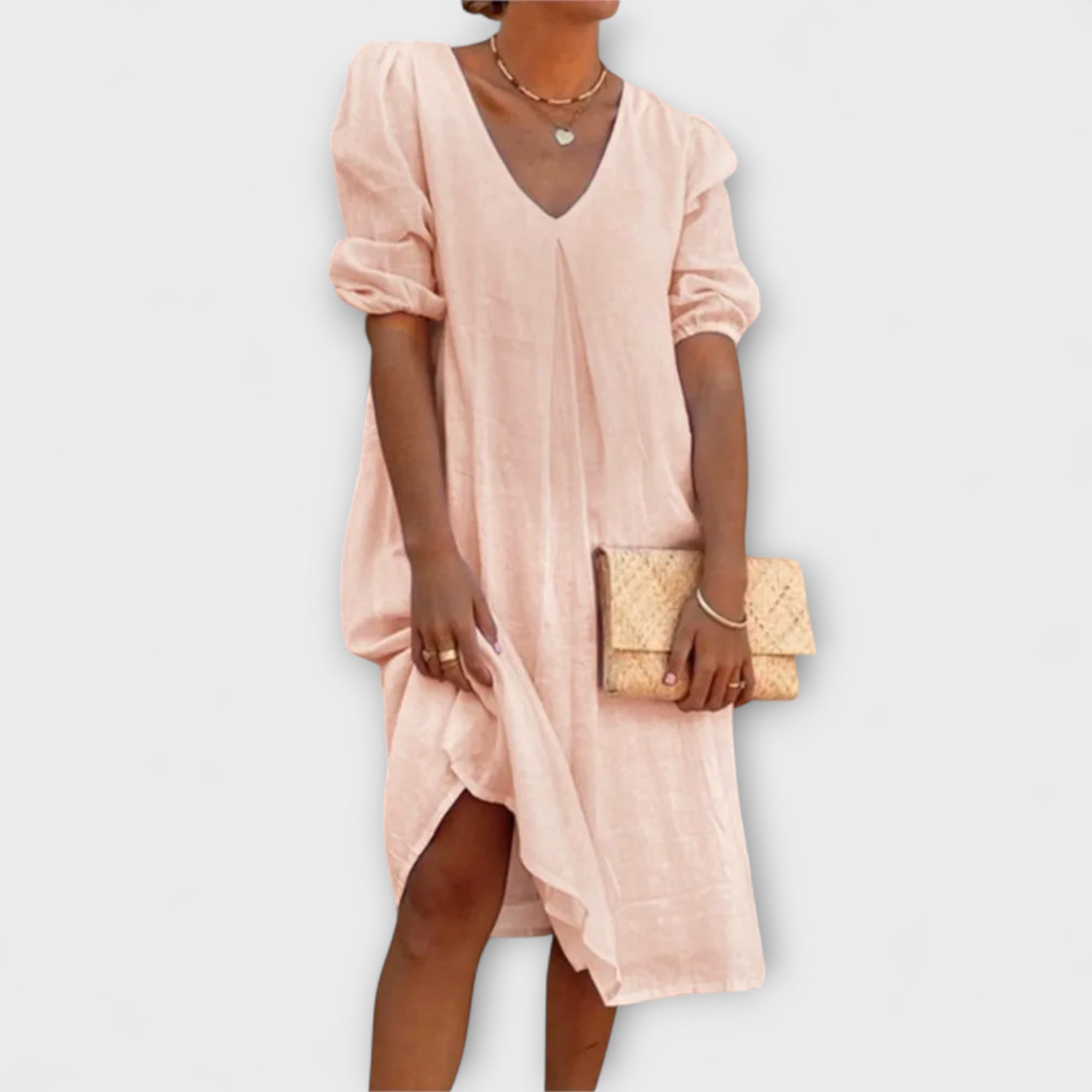 Fanny — Abito Estivo Elegante con Dettagli in Maglia