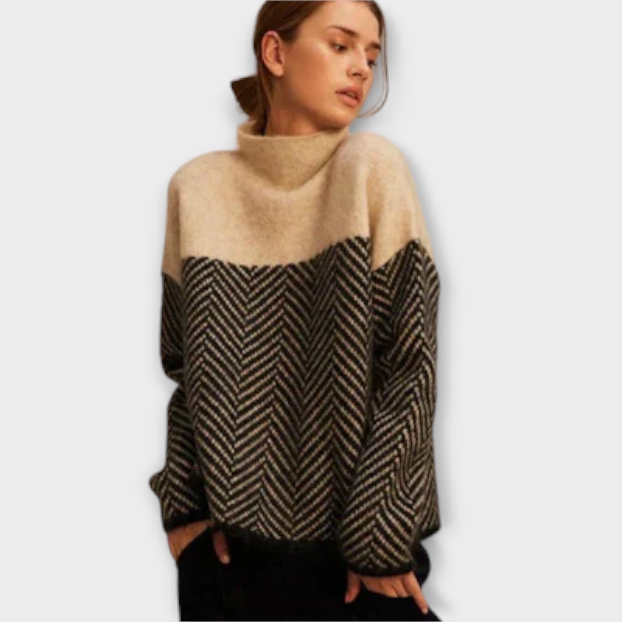 Maeve - Maglione Morbido con Collo Alto