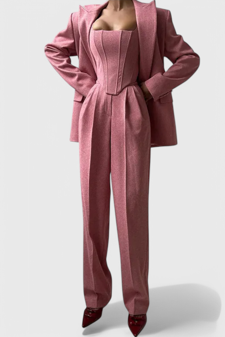 Evena Completo con Pantaloni per un'Eleganza Sicura