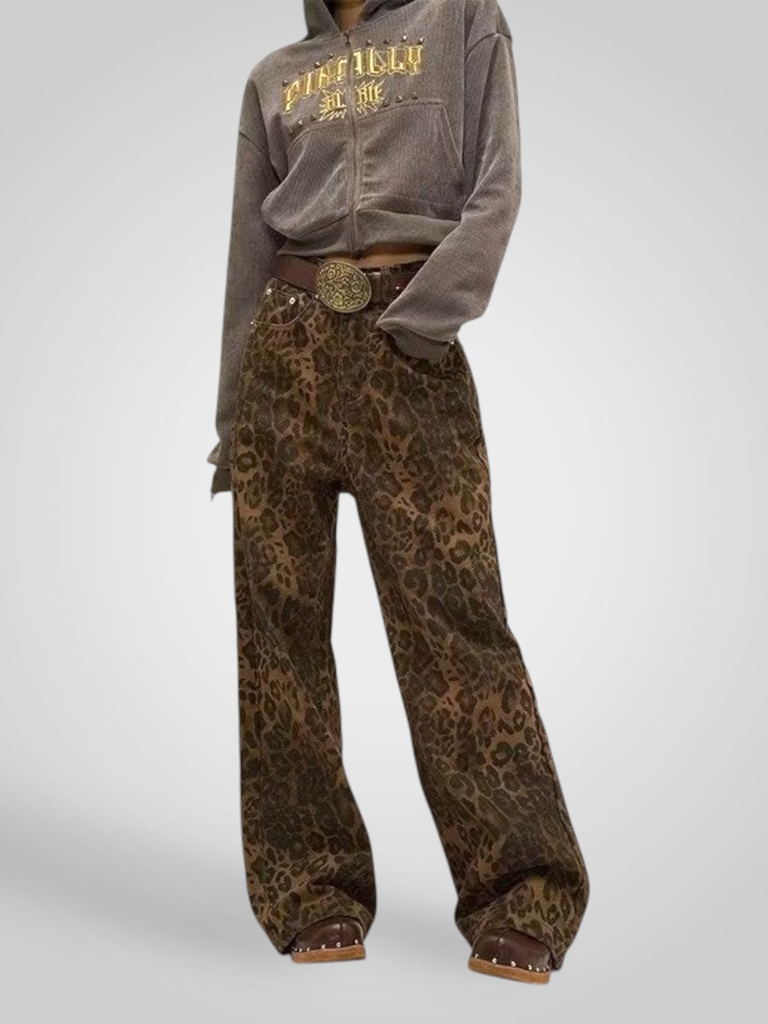 Leone | Pantaloni Donna con Stampa Leopardata
