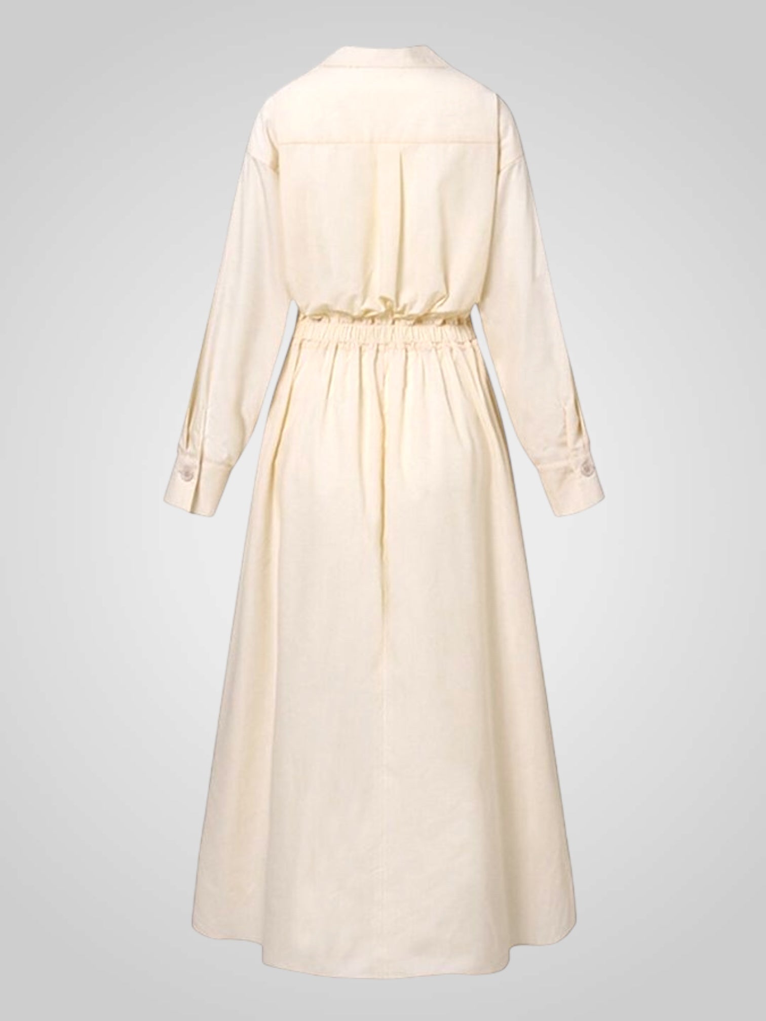 Ella | Abito Maxy da Donna con Tasche, Bottoni, Maniche Lunghe