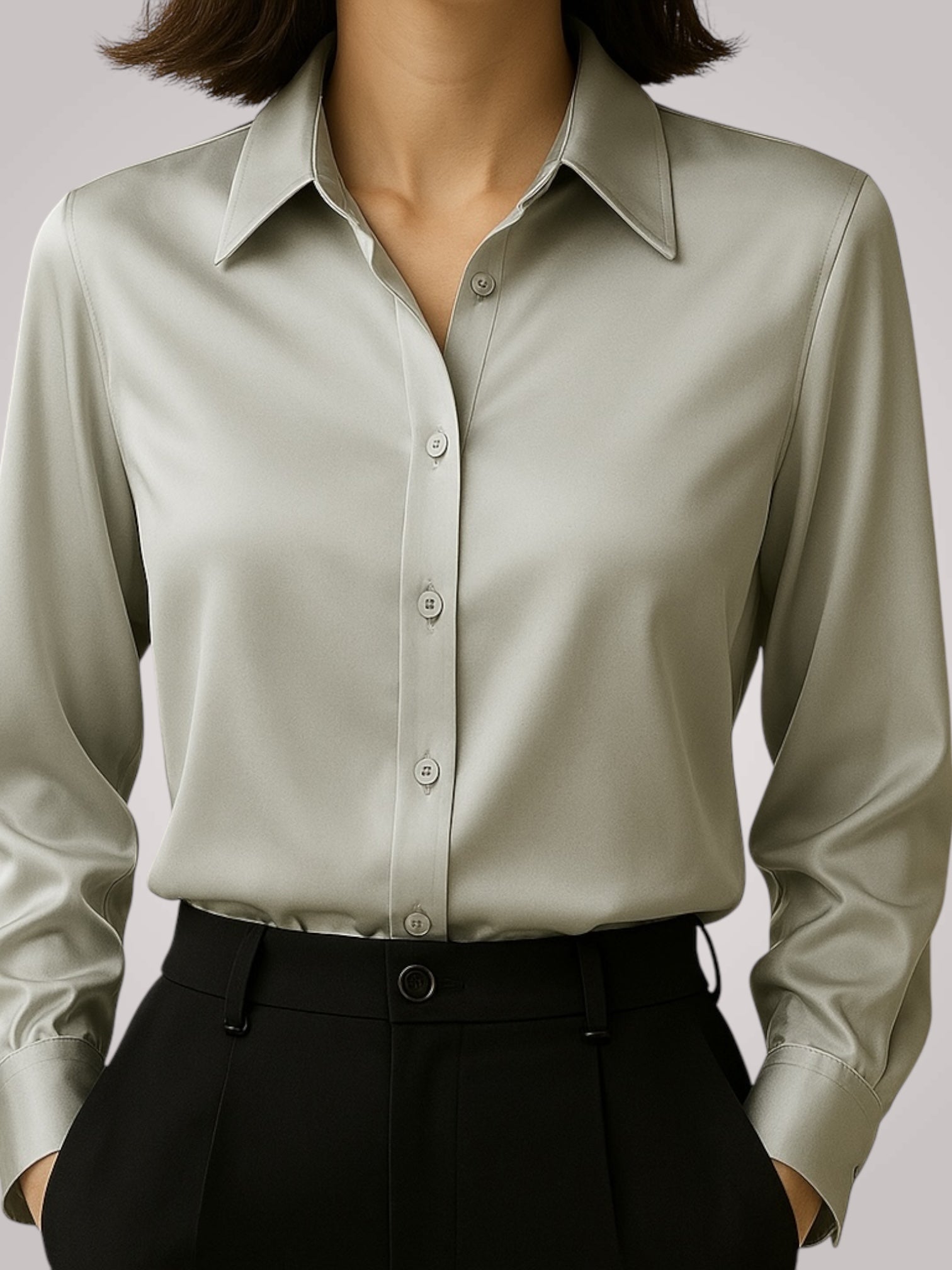 Elvir | Blusa in Satin