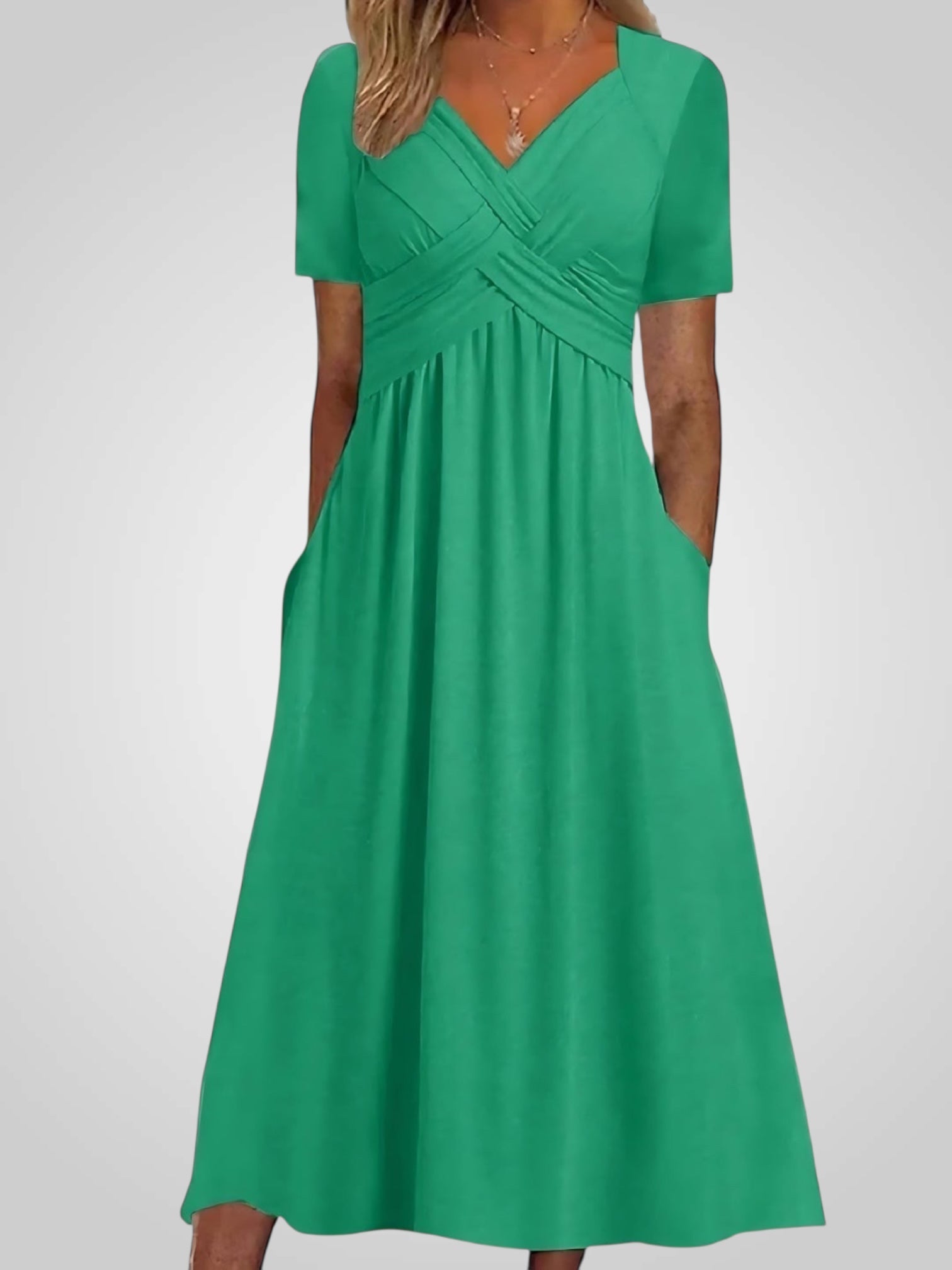 Carmen | Vestito Midi con Copertura per Pancia