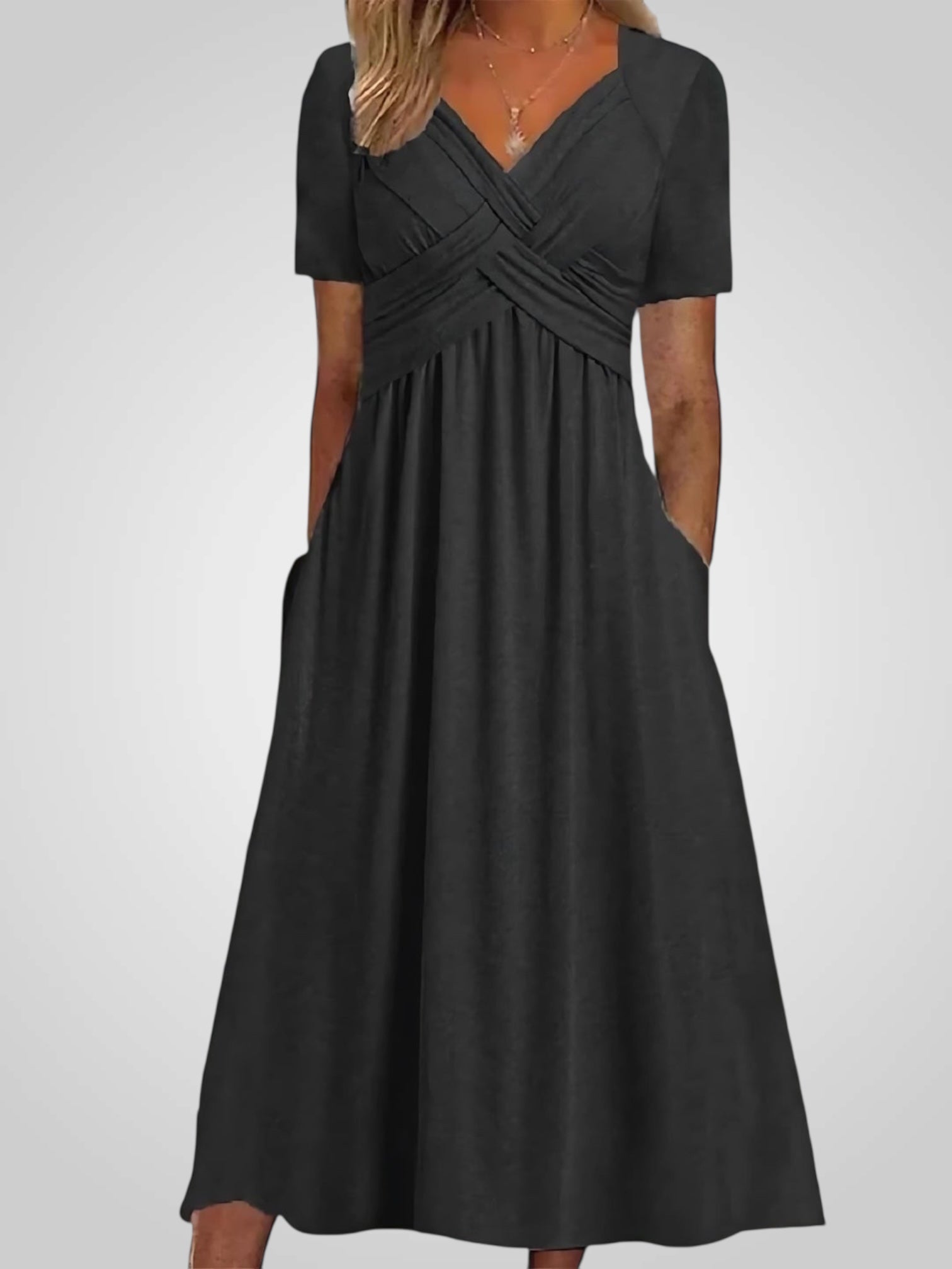 Carmen | Vestito Midi con Copertura per Pancia