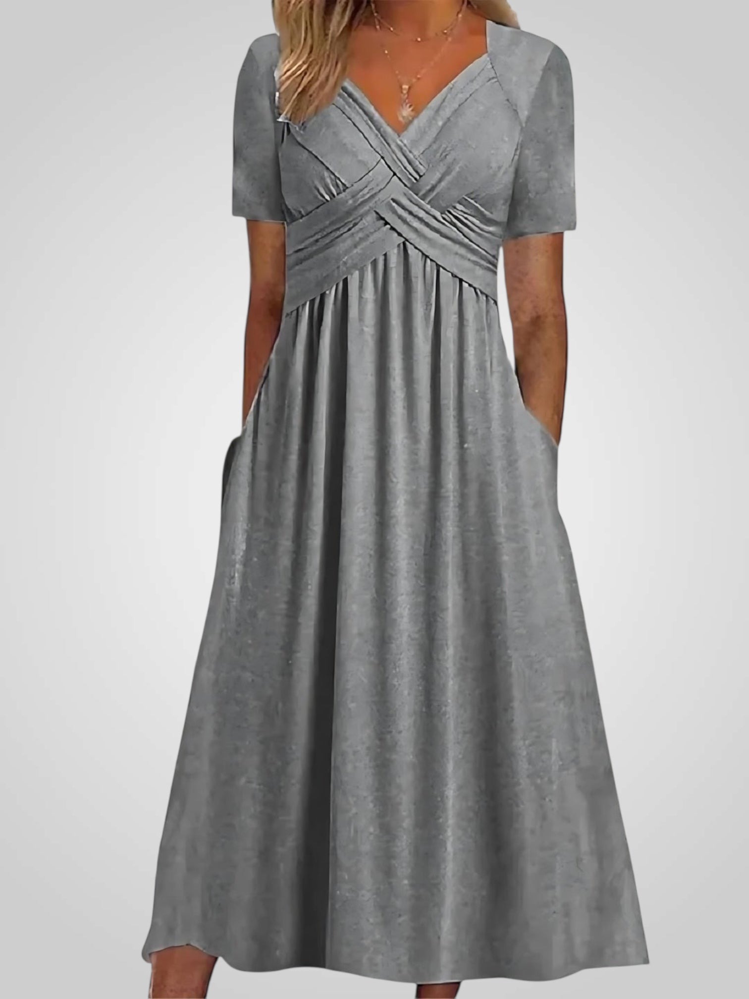 Carmen | Vestito Midi con Copertura per Pancia