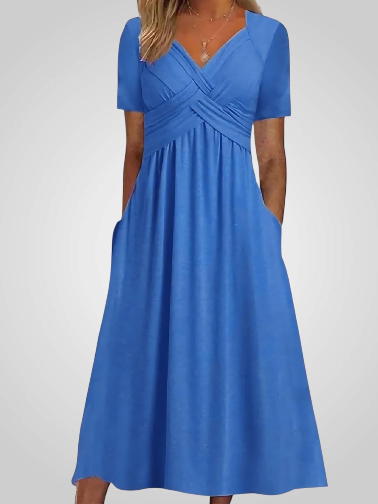 Carmen | Vestito Midi con Copertura per Pancia