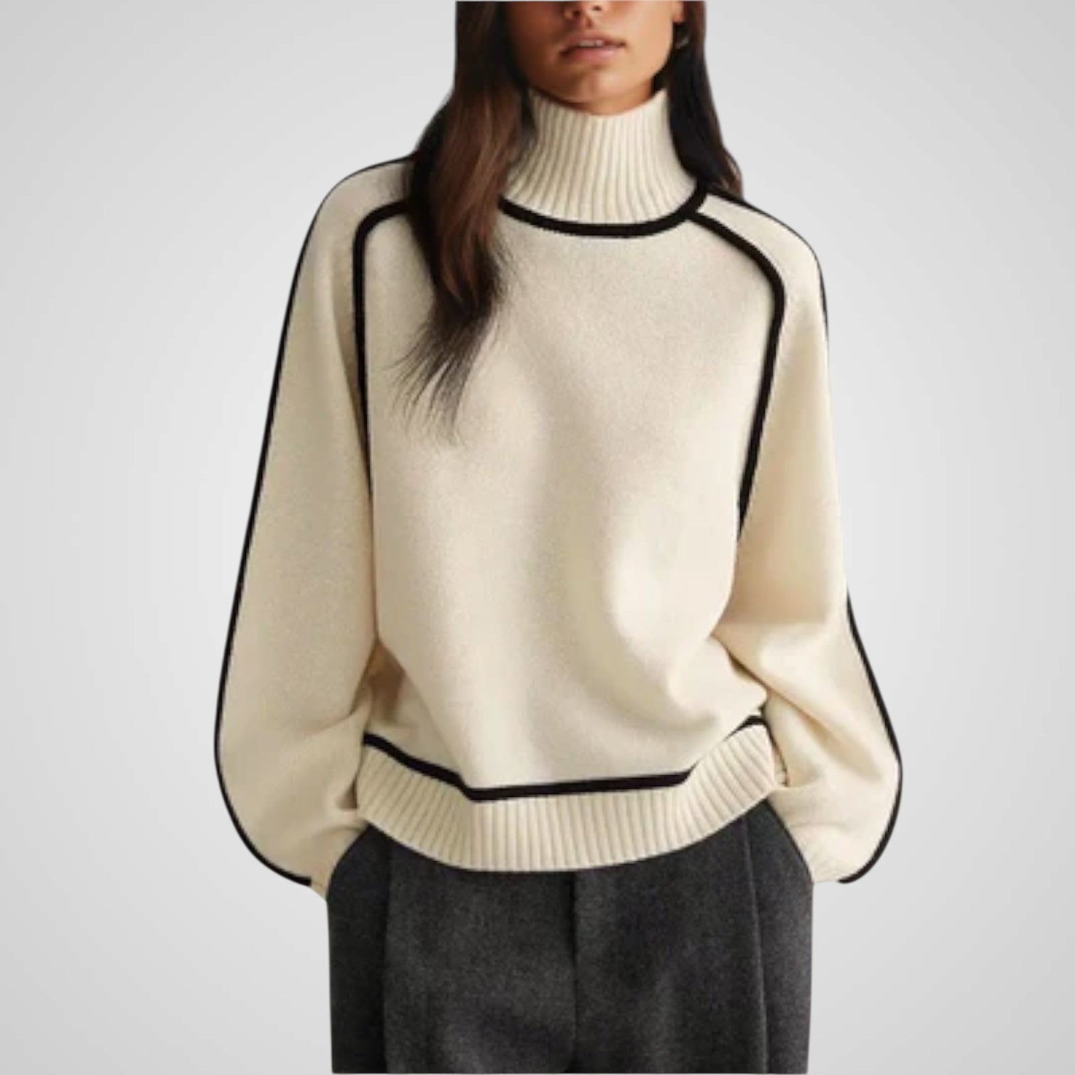 Dora | Maglione Collo Alto Morbido ed Elegante