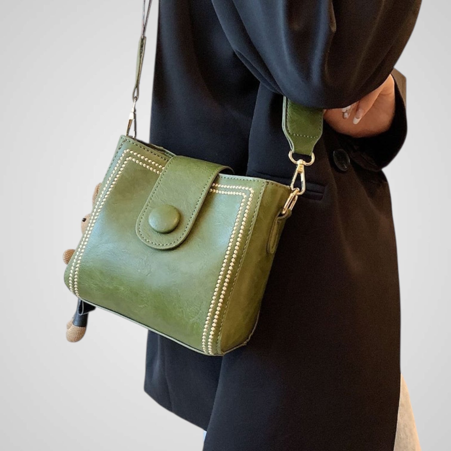Urò | Borsa Retro con Tracolla Regolabile Larga