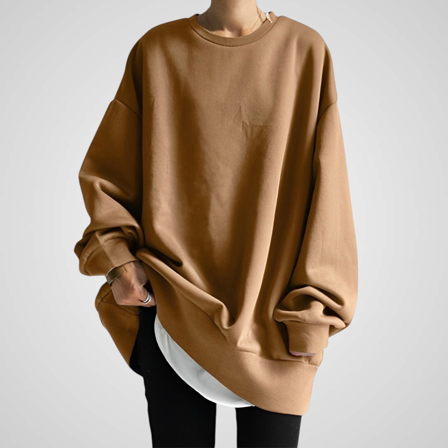 Funky | Maglione Felpato Donna Largo