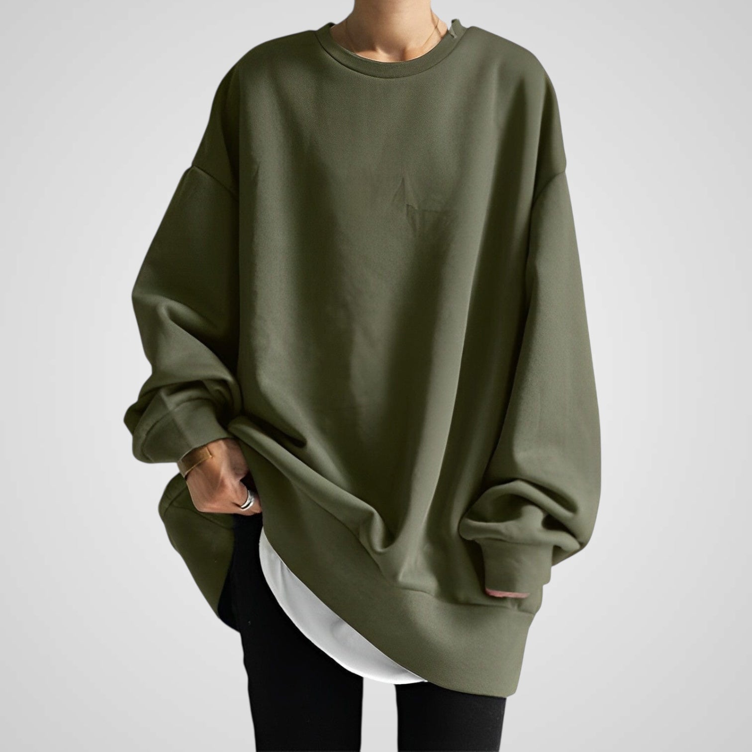 Funky | Maglione Felpato Donna Largo