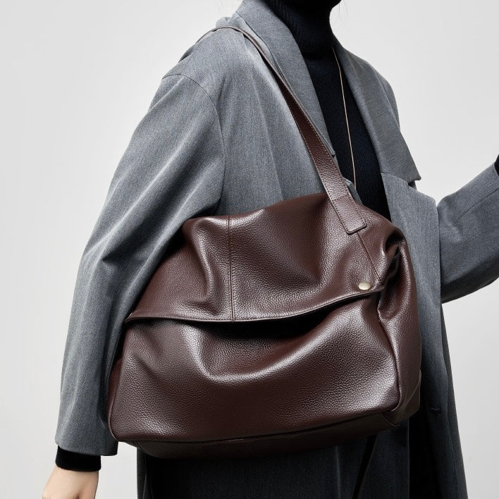 Adriani | Borsa mini malista in vera pelle morbida e retrò per uso quotidiano