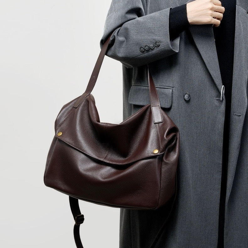 Adriani | Borsa mini malista in vera pelle morbida e retrò per uso quotidiano