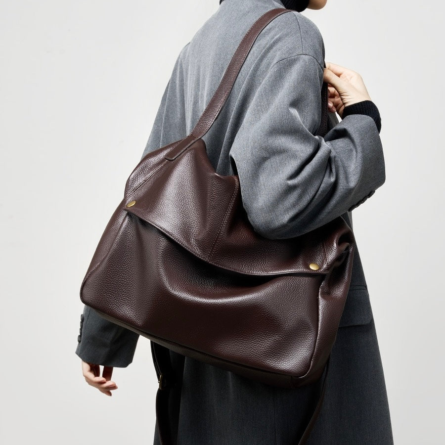 Adriani | Borsa mini malista in vera pelle morbida e retrò per uso quotidiano