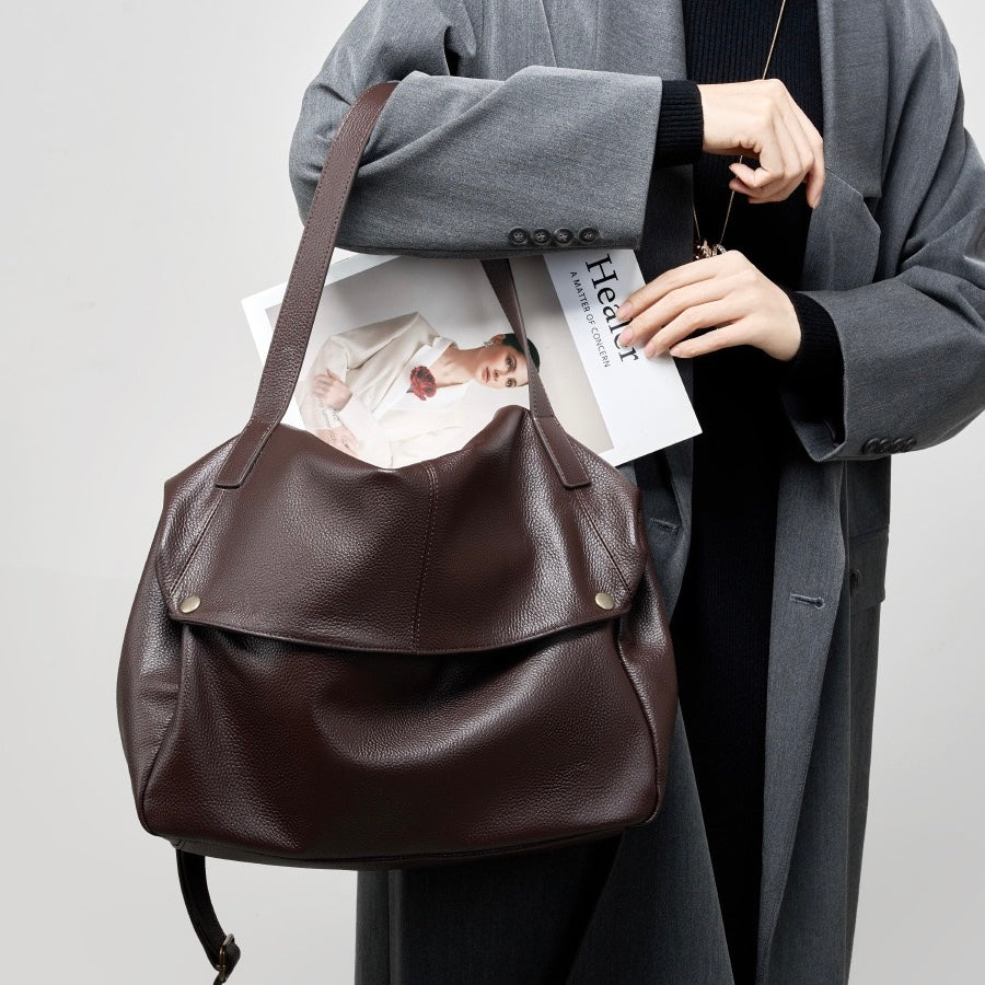 Adriani | Borsa mini malista in vera pelle morbida e retrò per uso quotidiano