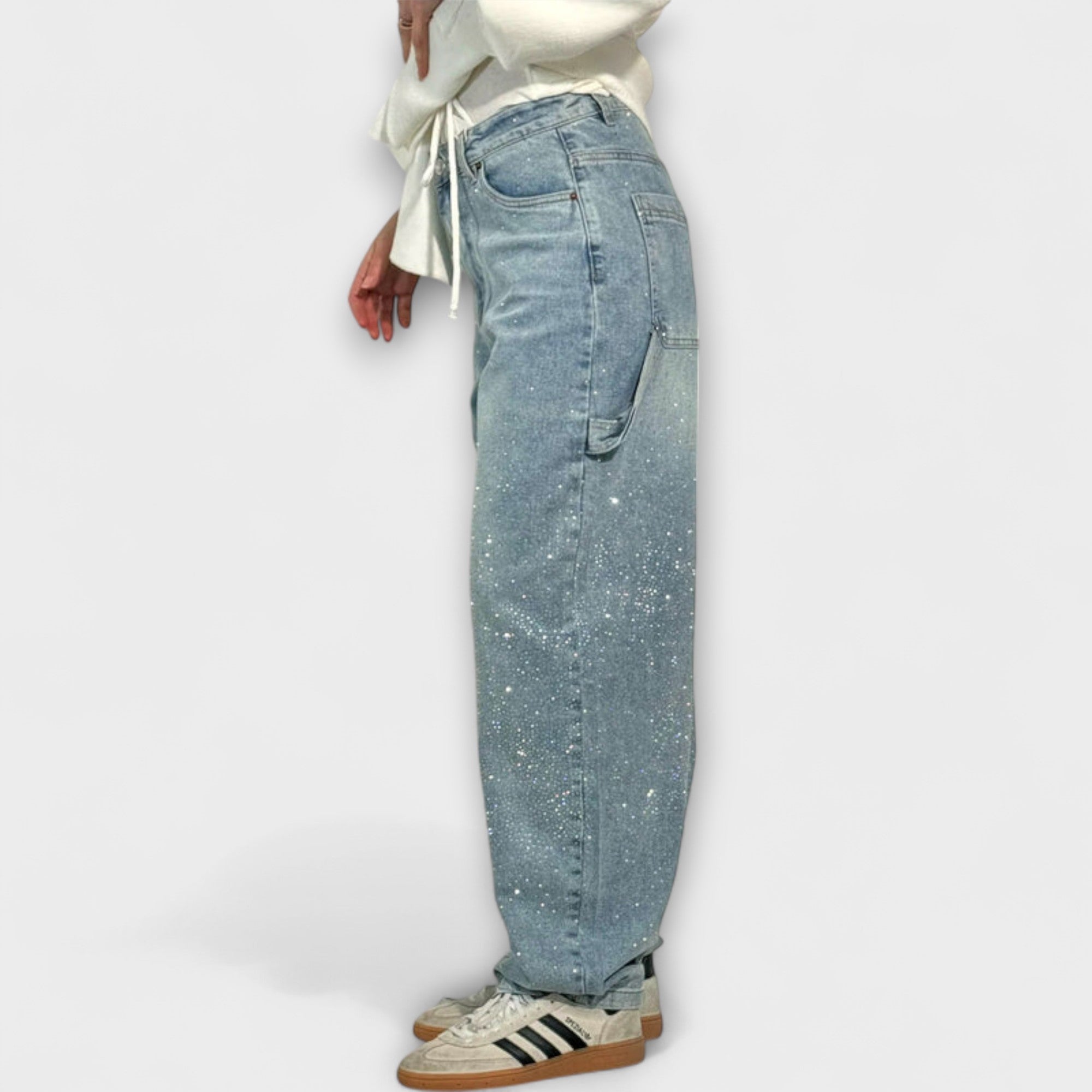 Fable - Jeans Balloon in Sparkling Gin