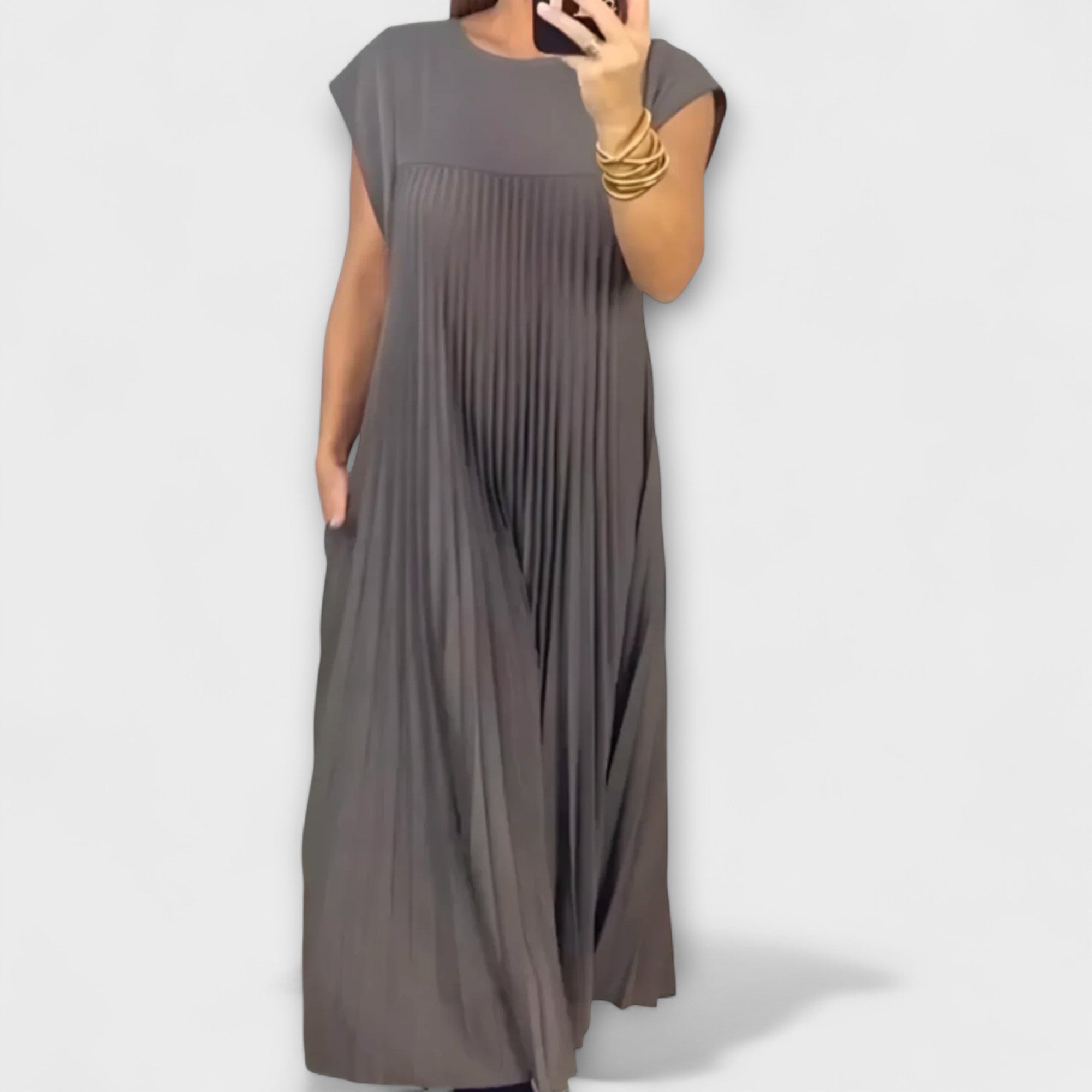Zailer - Abito Elegante con Pieghe
