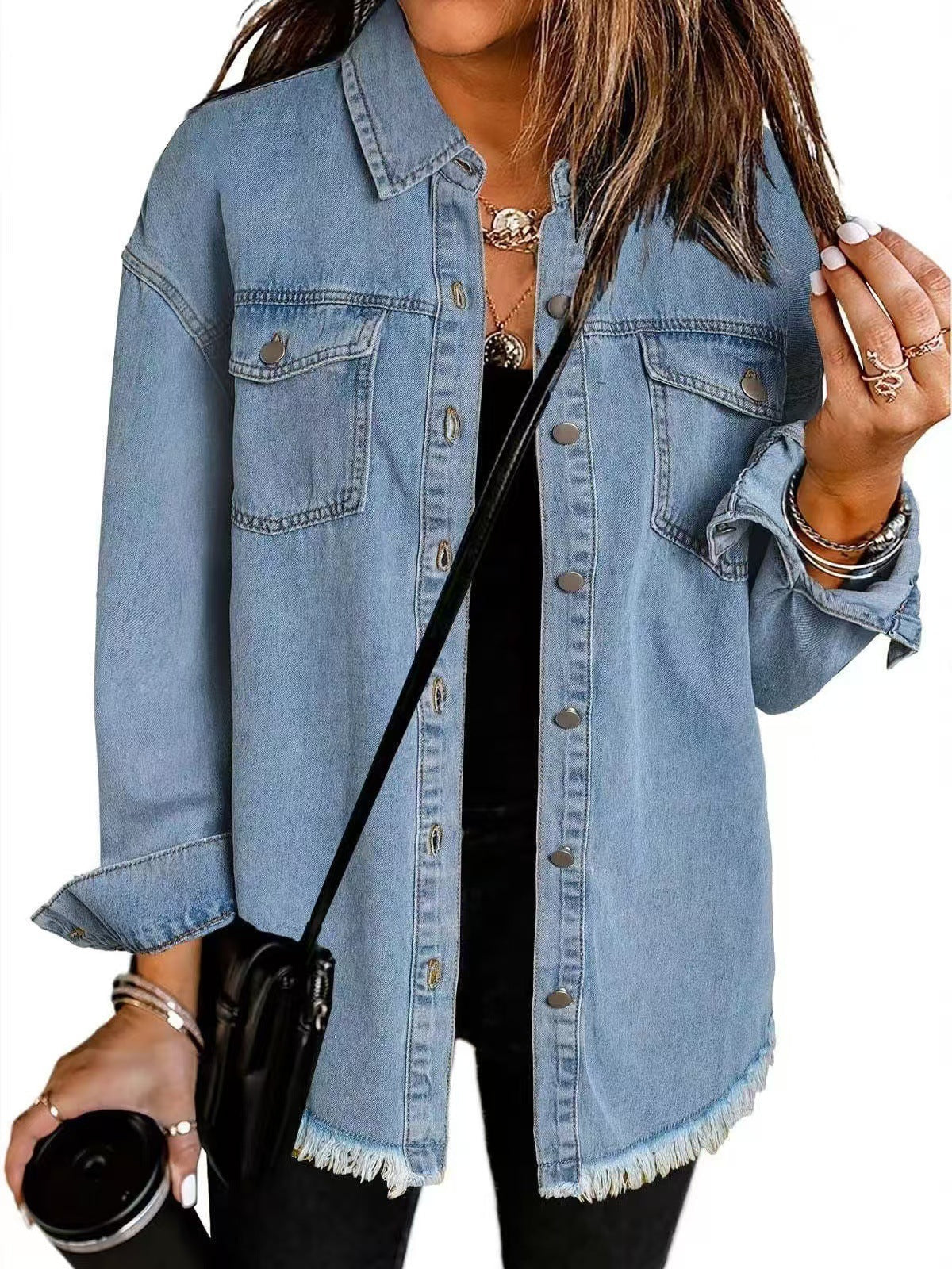 ROXANE™ – Giacca di jeans classica per uso quotidiano