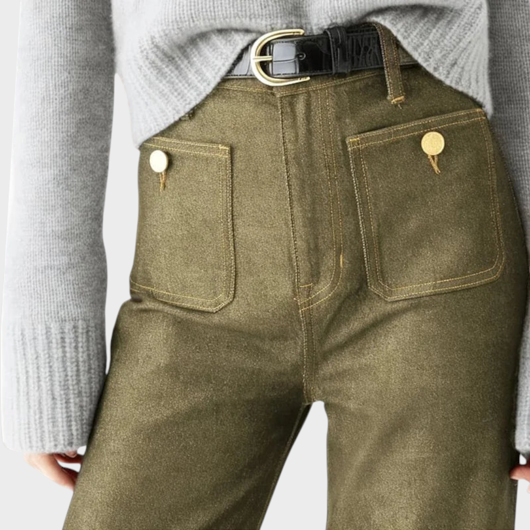 Jhana | Pantaloni Denim Capri