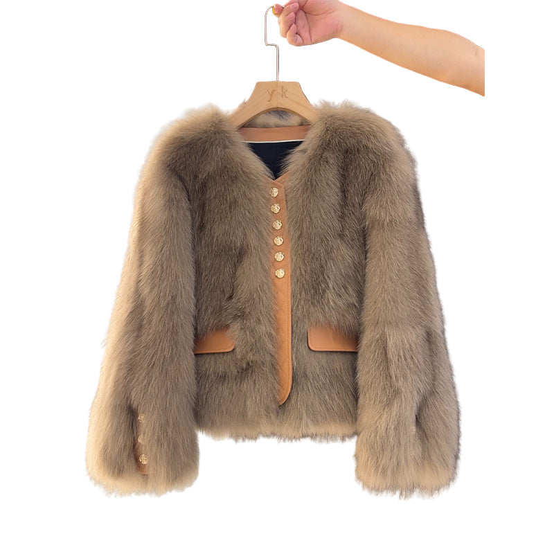 Aurelia Luxe giacca in pelliccia finta
