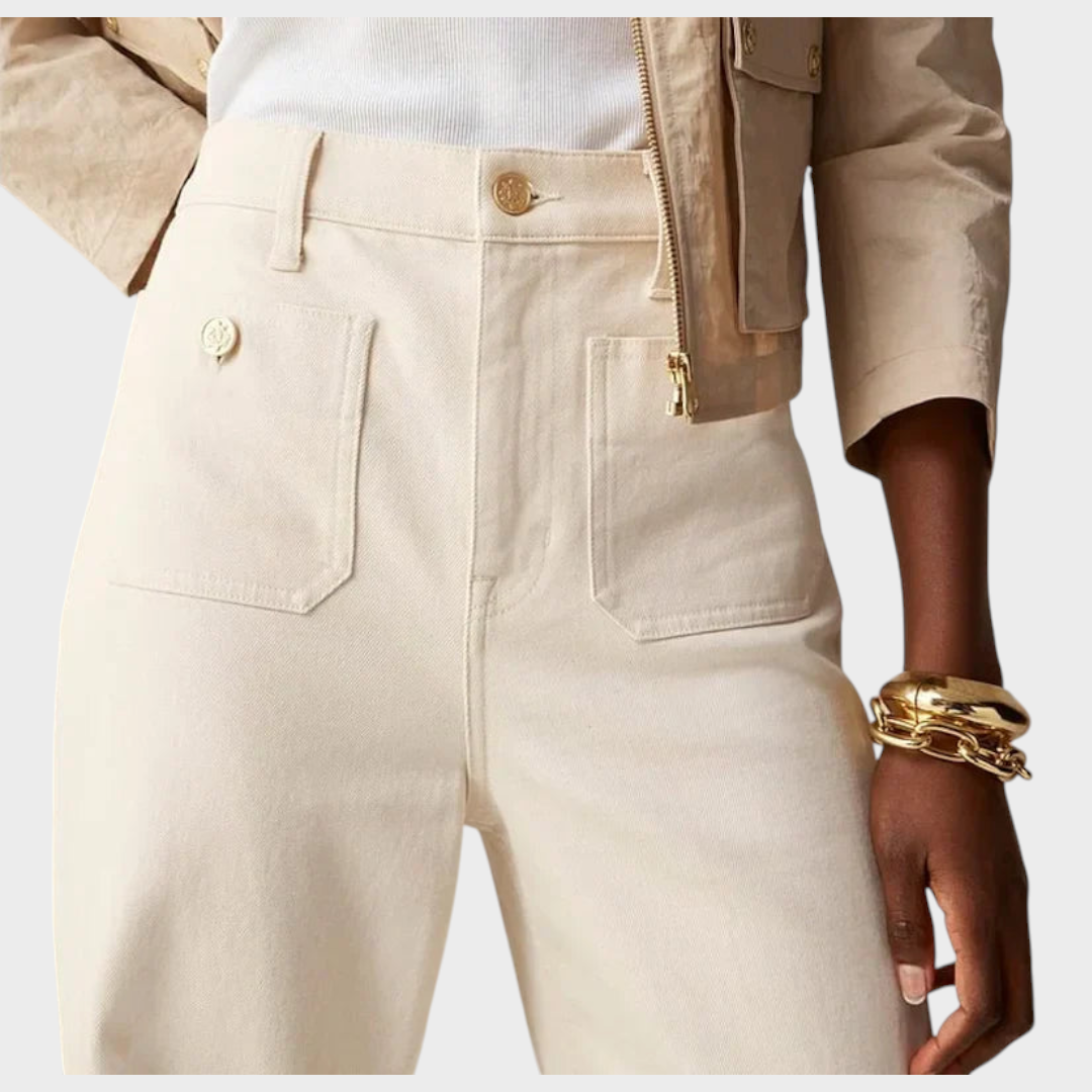 Jhana | Pantaloni Denim Capri