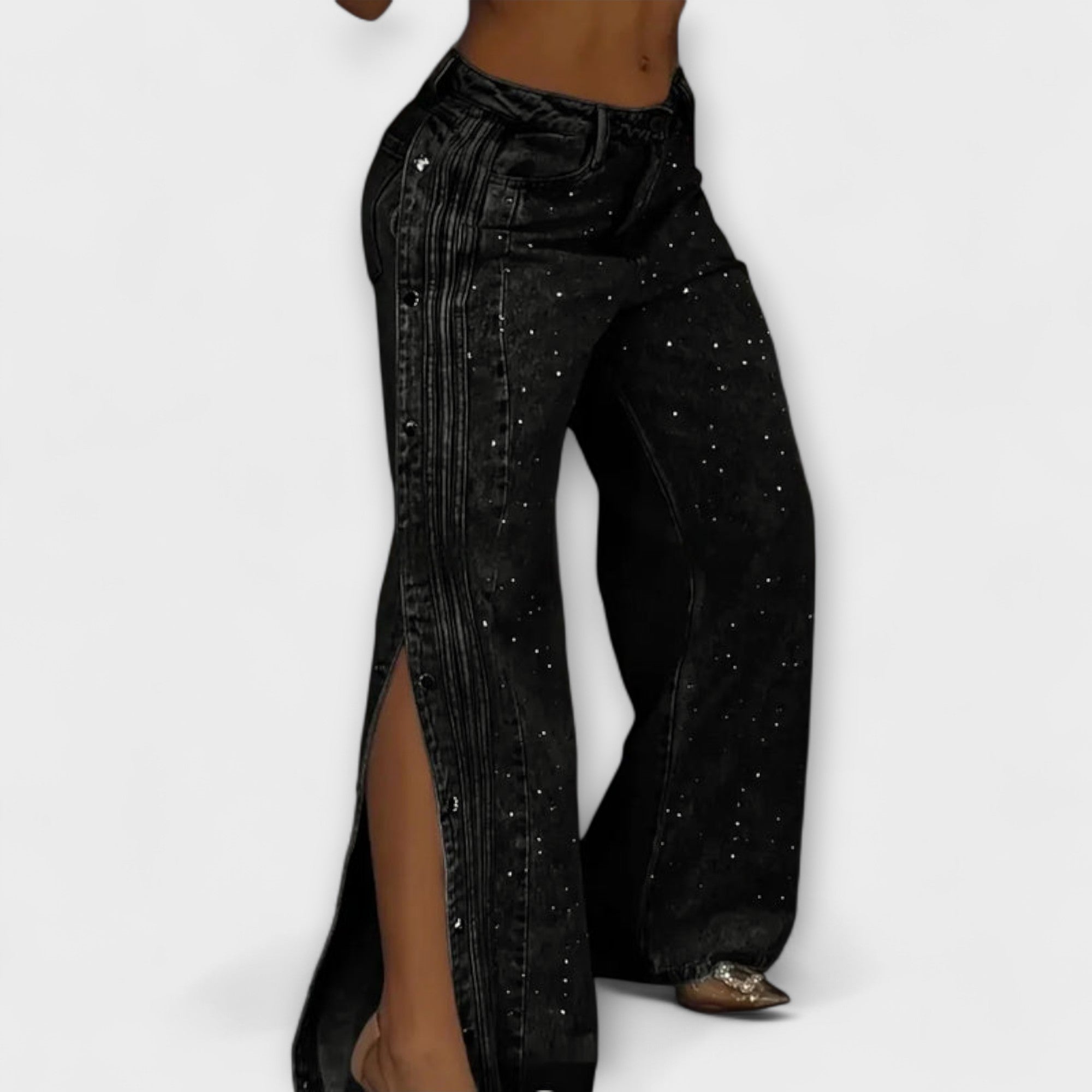 Nola - Jeans decorati con strass
