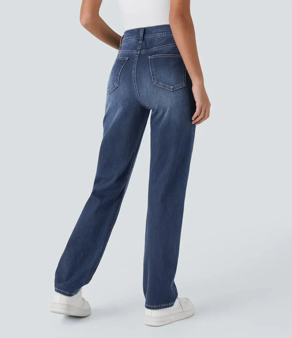 Pantaloni Elasticizzati e Comodi con Vita Alta