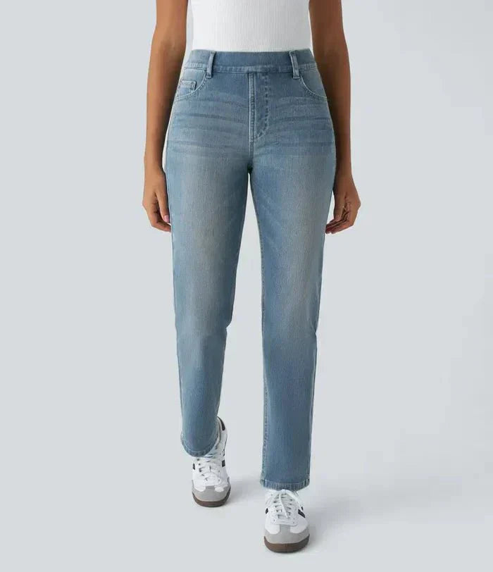 Pantaloni Elasticizzati e Comodi con Vita Alta