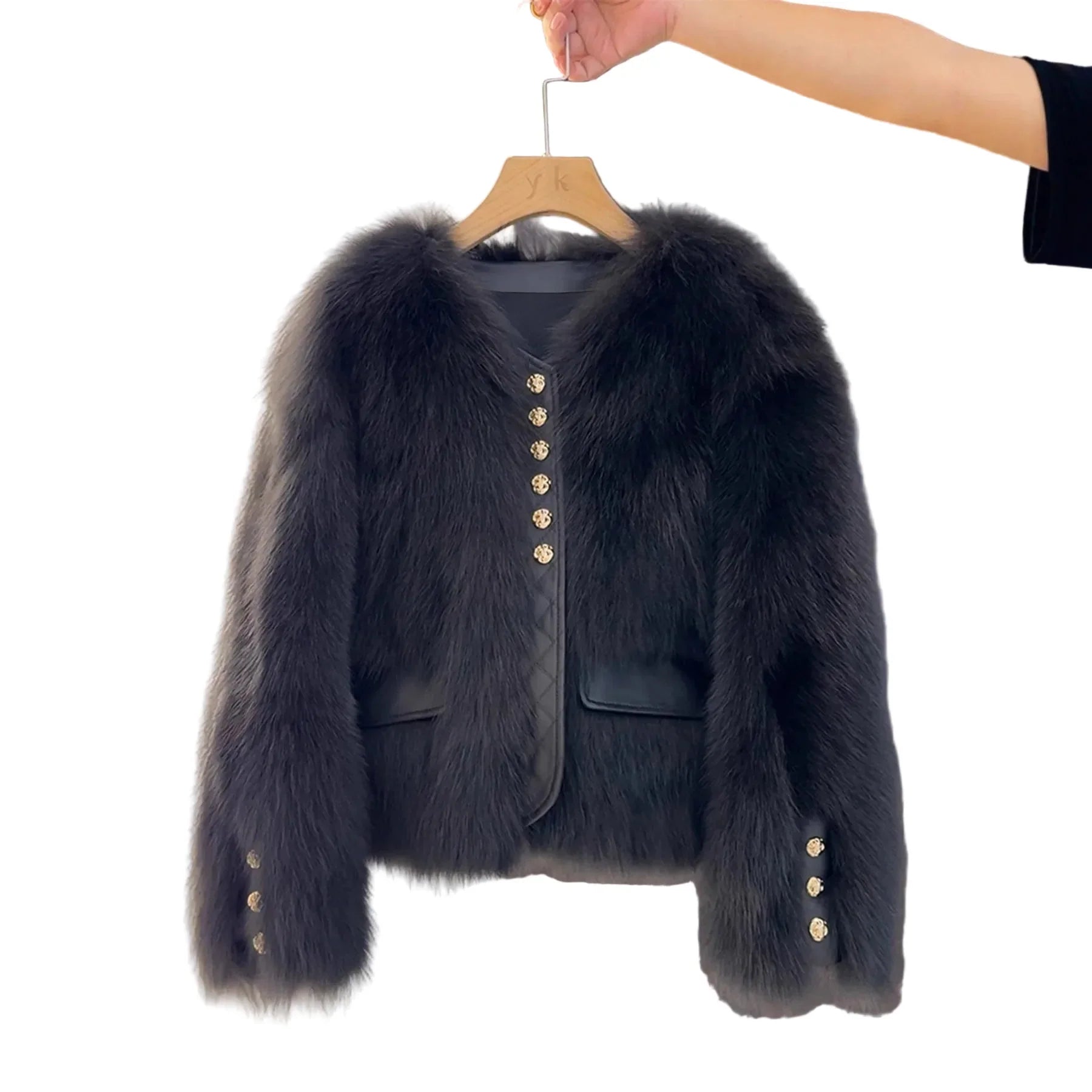 Aurelia Luxe giacca in pelliccia finta
