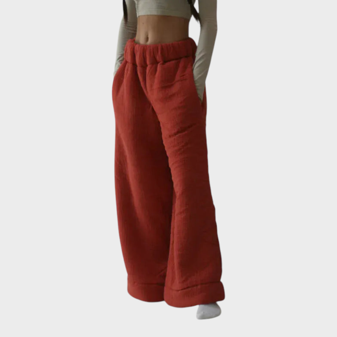 Kaleigh | Pantaloni Coperta Premium con Fodera Sherpa