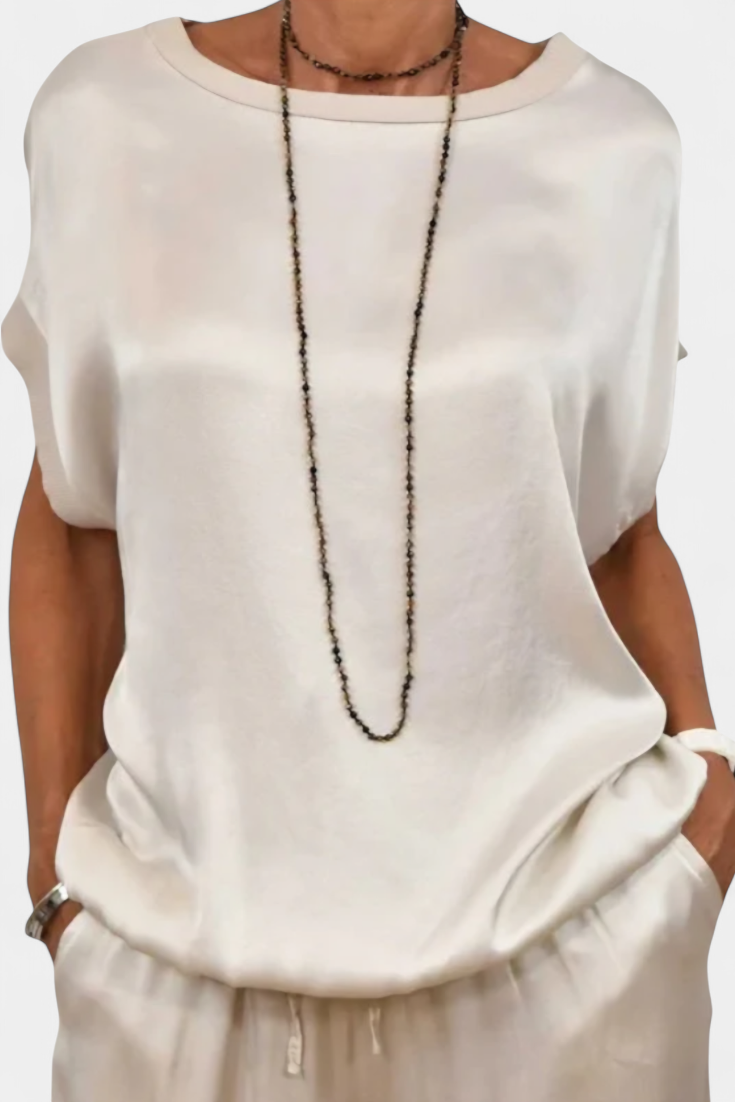 Blasa Set Primaverile a Due Pezzi con Stile Raffinato