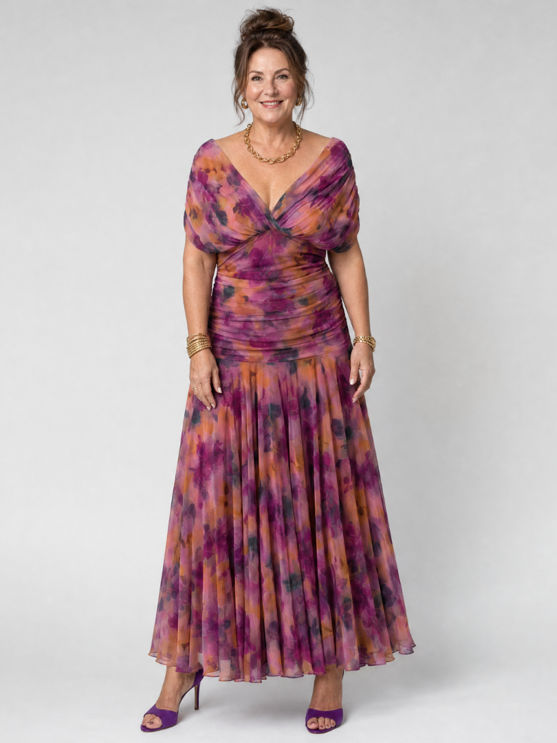 Calen | Vestito Midi Off Shoulder