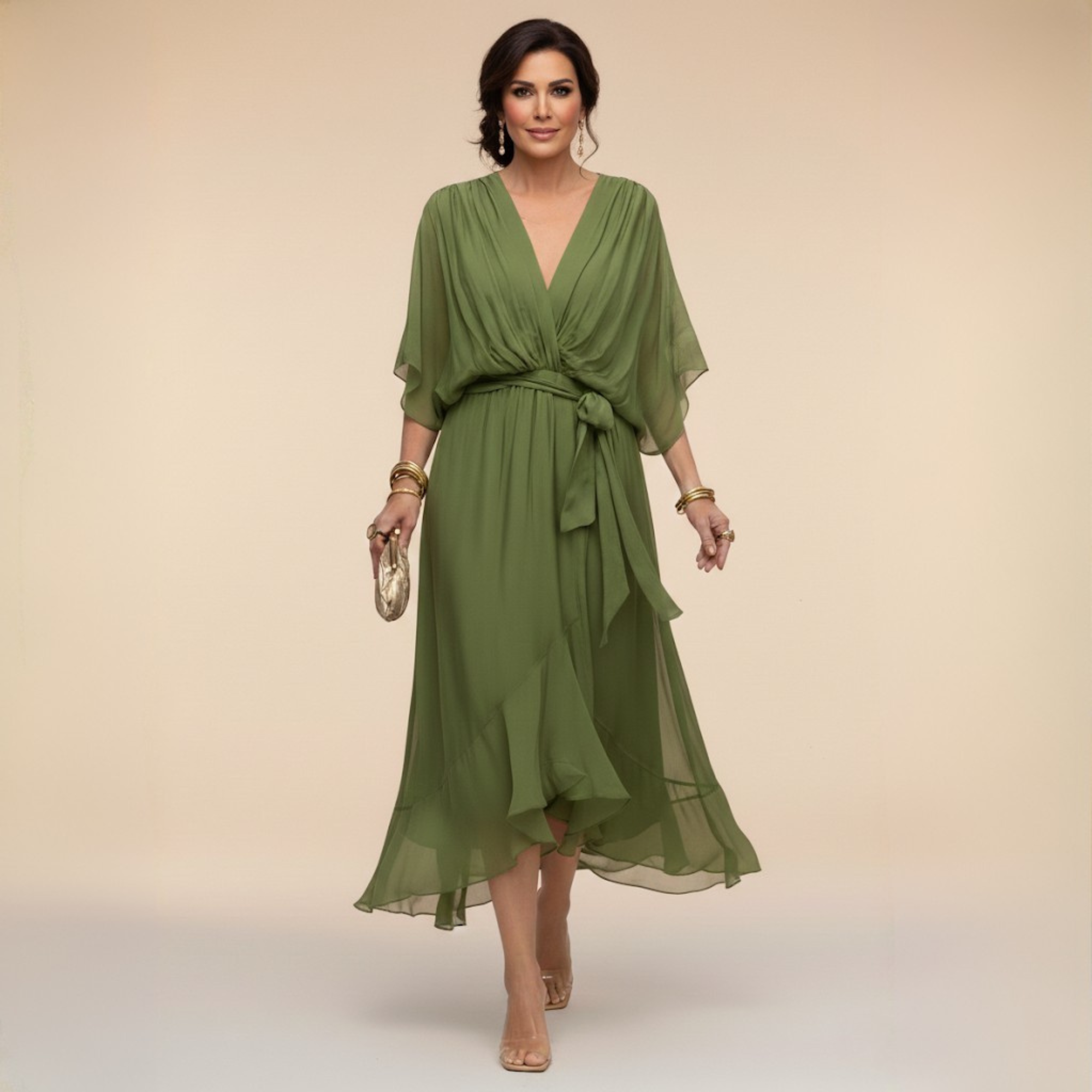 MONICA | Vestito chiffon