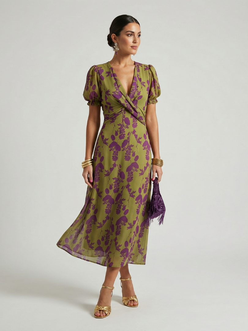 Virel | Vestito Midi Floreale Relaxed