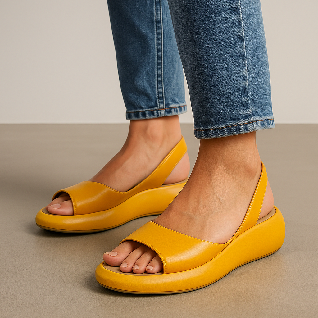 Galatea | Sandali minimalisti con punta aperta