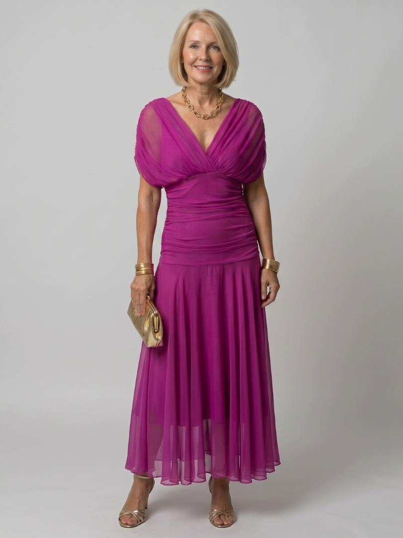 Calen | Vestito Midi Off Shoulder