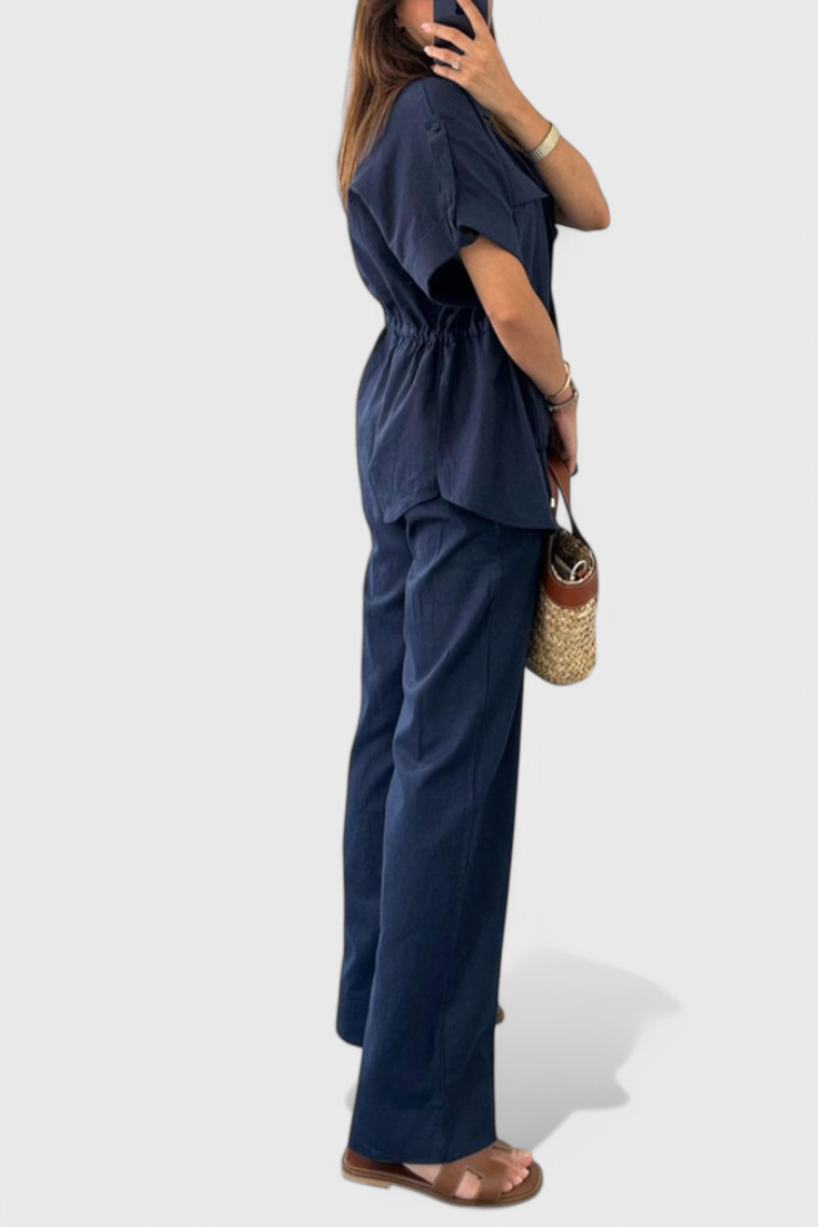 Lani Set Relax con Camicia e Pantaloni